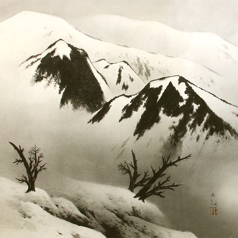 瀟湘八景・江天暮雪2