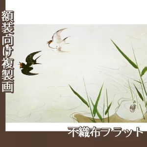 川合玉堂「飛燕(水四題)」【複製画:不織布フラット100g】