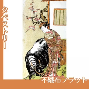 一筆斎文調「四代目岩井半四郎」【タペストリー:不織布フラット】