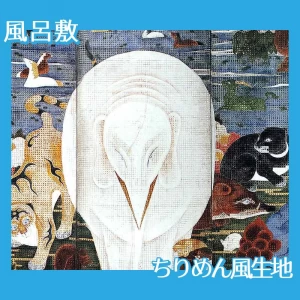 伊藤若冲「樹花鳥獣図屏風(六曲一双)右隻」【風呂敷】