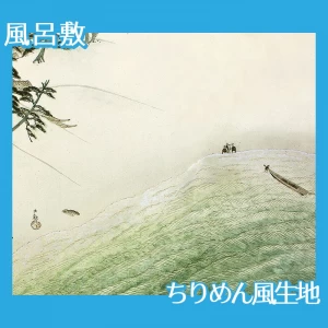 横山大観「海に因む十題:濱海」【風呂敷】