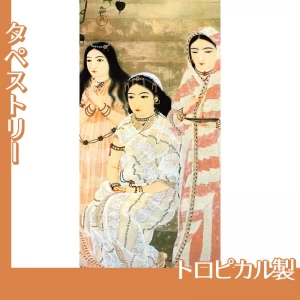 横山大観「流燈」【タペストリー:トロピカル】