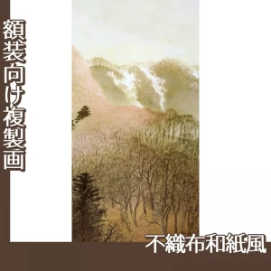 川合玉堂「峰の夕2」【複製画:不織布和紙風】