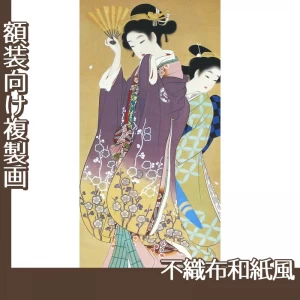 上村松園「桜可里図」【複製画:不織布和紙風】